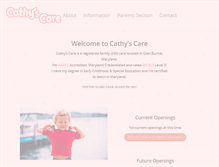 Tablet Screenshot of cathyscare.com
